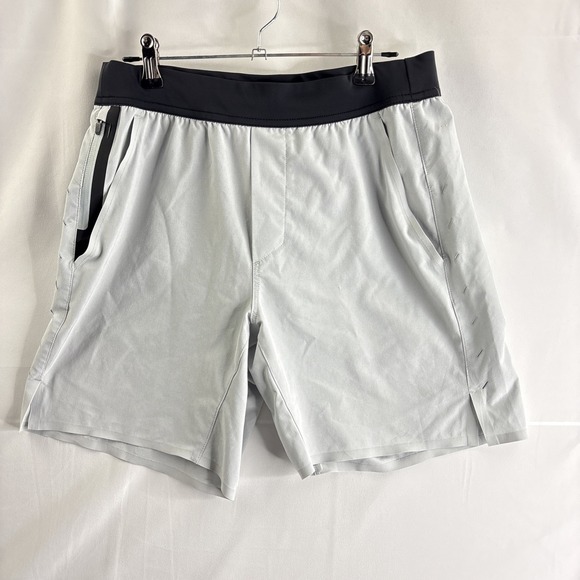 Ten Thousand Other - Ten Thousand Men's Light Gray Small 7" Inseam Liner Interval Shorts Athletic